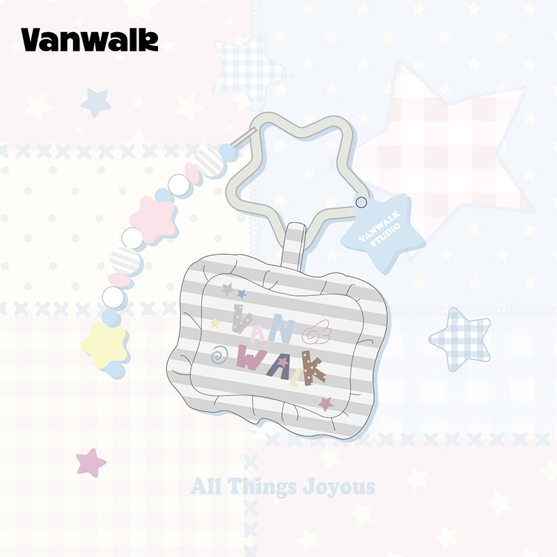 VANWALK Cocoapie Series Cute Bunny & Star Plush Keychain Bag Charm K729