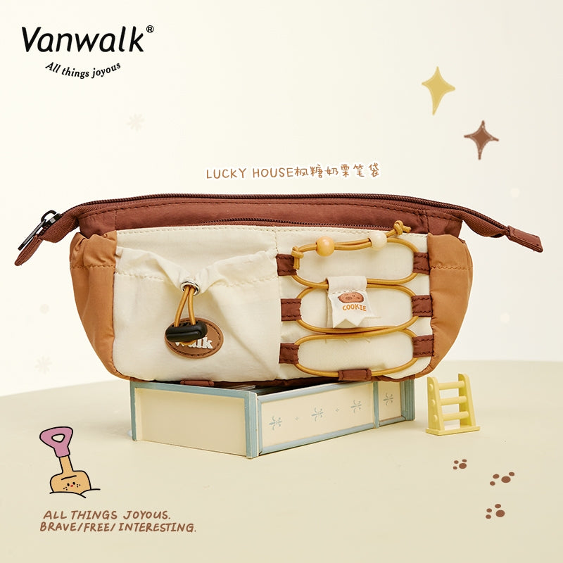Vanwalk cute design Lucky House pencil case K433