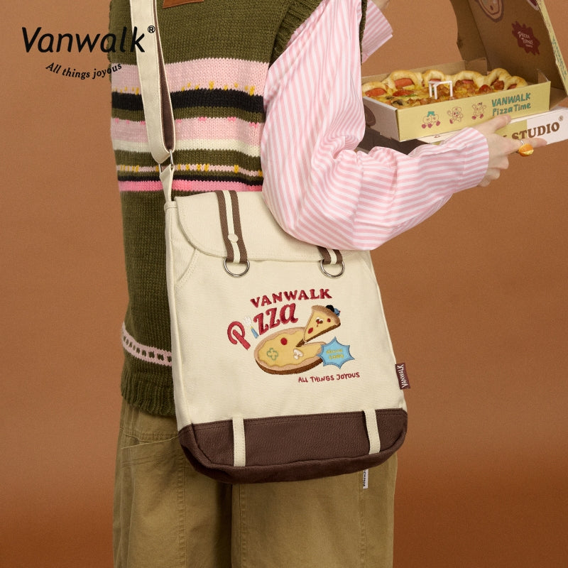 Vanwalk Lightweight Pizza Series Crossbody Bag V2859