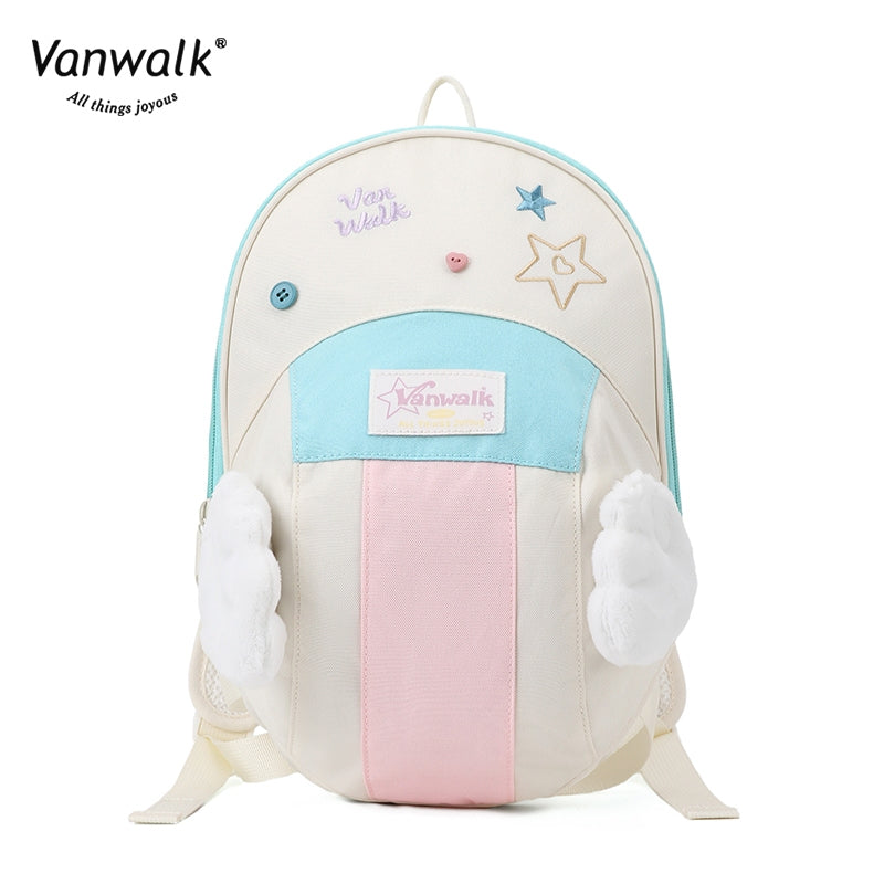 Vanwalk Fashion Streetwear  Lucky Star Backpack V2880