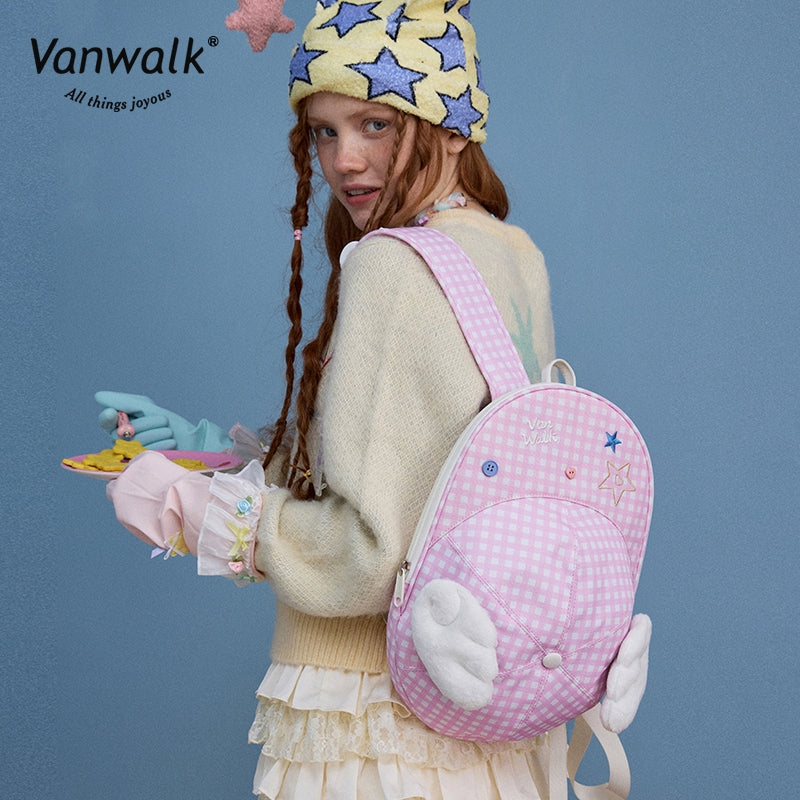 Vanwalk Fashion Streetwear  Lucky Star Backpack V2880
