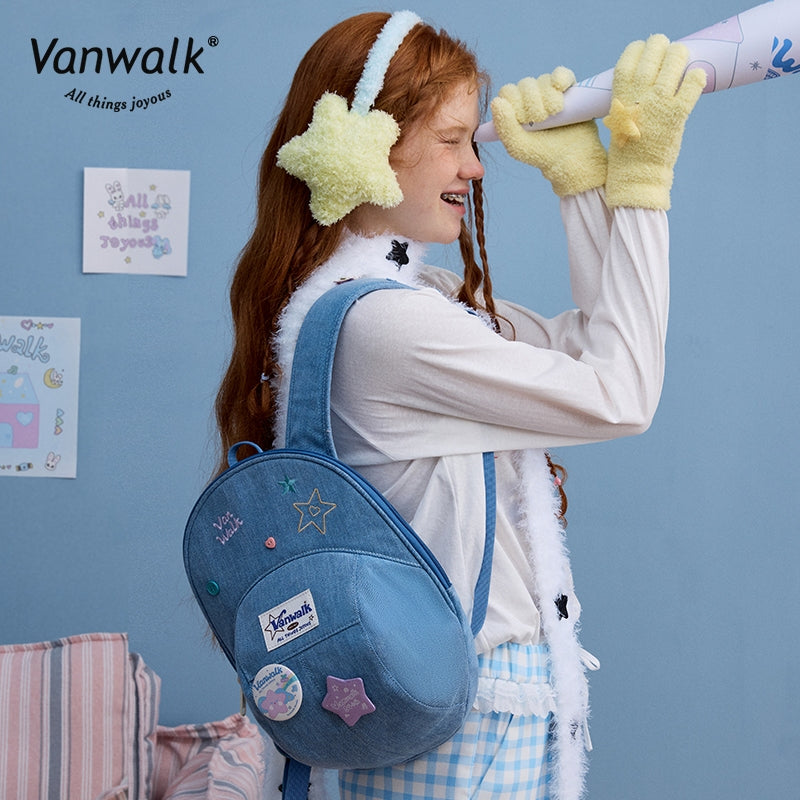 Vanwalk Fashion Streetwear  Lucky Star Backpack V2880