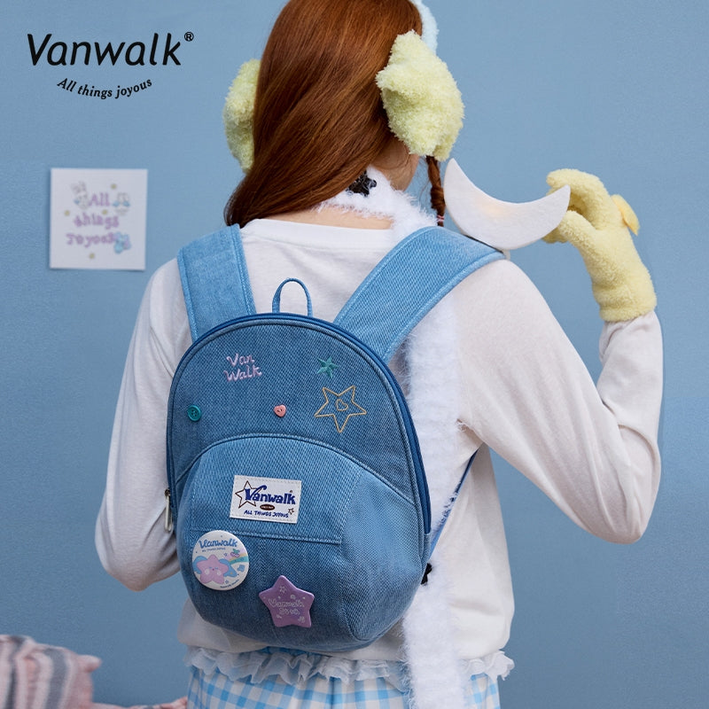 Vanwalk Fashion Streetwear  Lucky Star Backpack V2880