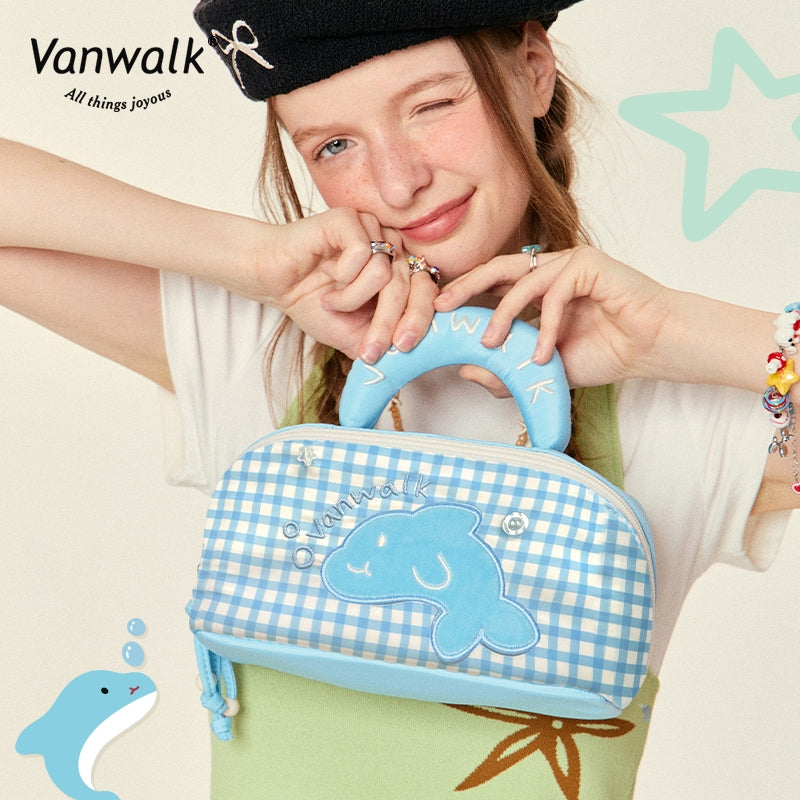 Vanwalk cute design Bubble Island Cosmetic bag K525