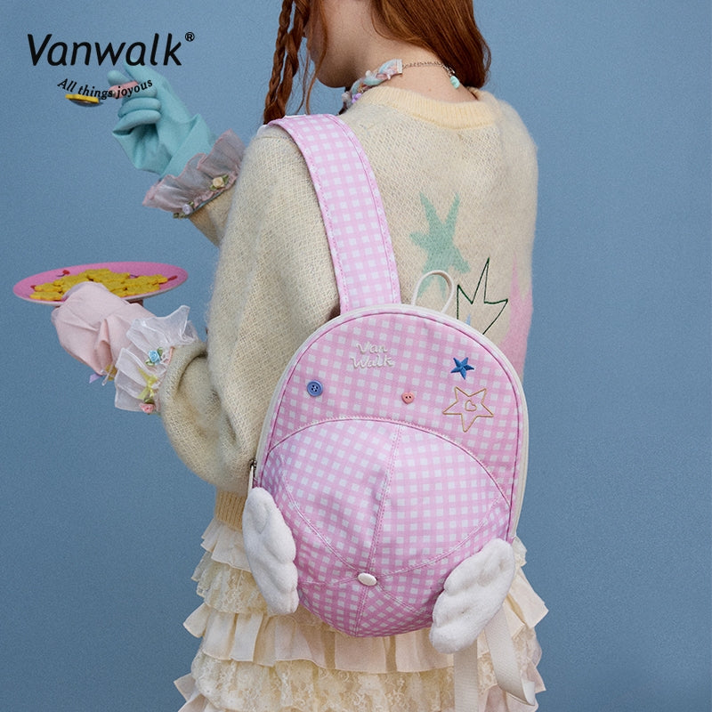 Vanwalk Fashion Streetwear  Lucky Star Backpack V2880