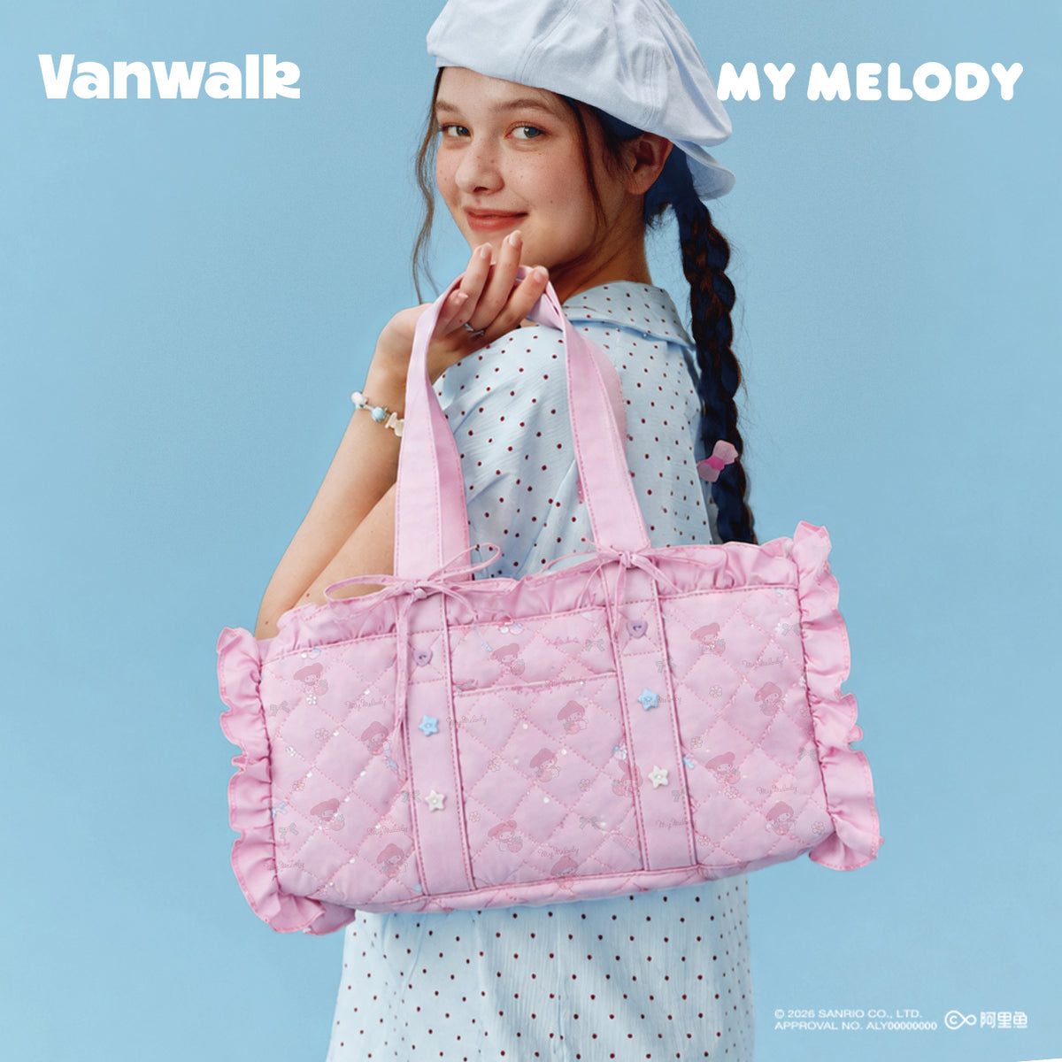 VANWALK Sanrio Melody Shoulder & Handbag V3077
