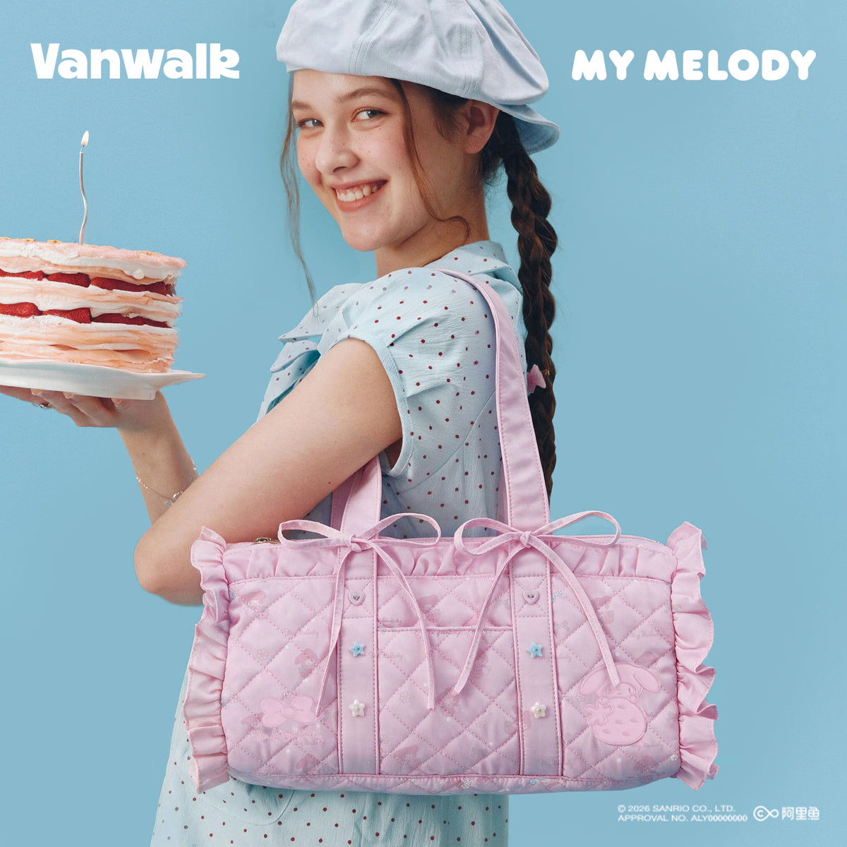 VANWALK Sanrio Melody Shoulder & Handbag V3077