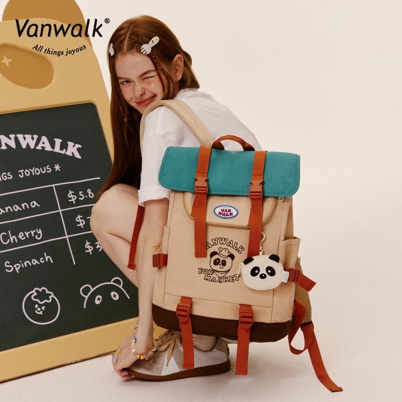 Vanwalk  Water-Resistant  FUN MARKET backpack V2793