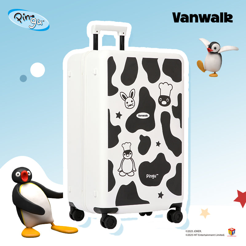 Vanwalk Large capacity Pingu Collaboration Serie suitcase B1010