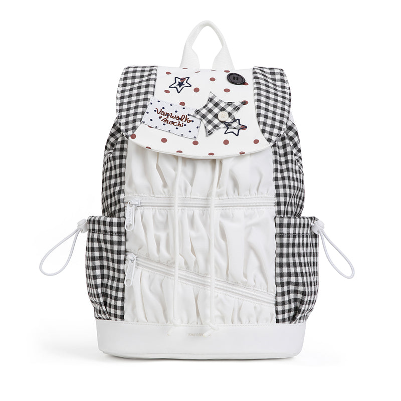 VANWALK Star Detail Cute  Student Backpack V2997