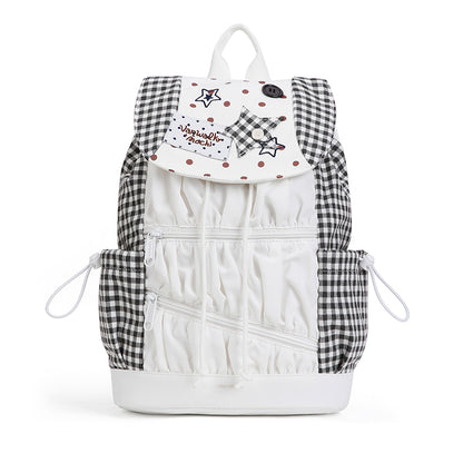 VANWALK Star Detail Cute  Student Backpack V2997