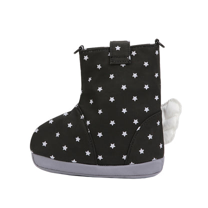 Vanwalk Cocoapie Series Cute Boot-Shaped Plush Crossbody Bag VS122