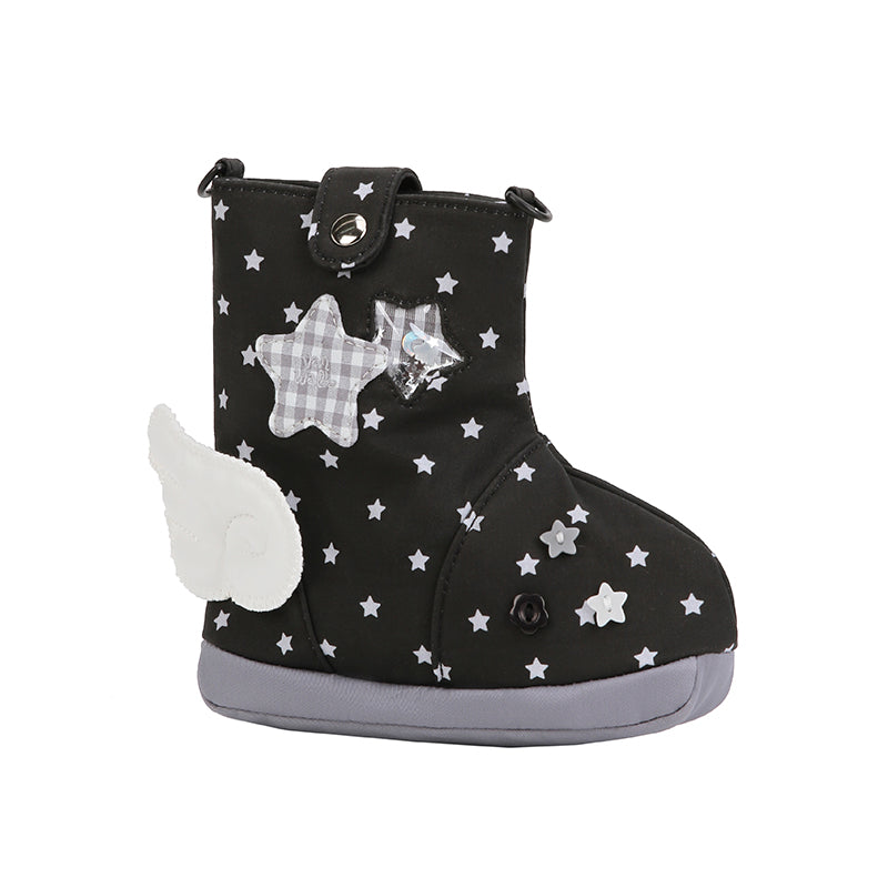 Vanwalk Cocoapie Series Cute Boot-Shaped Plush Crossbody Bag VS122
