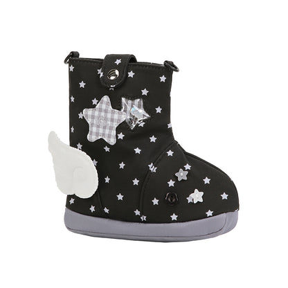 Vanwalk Cocoapie Series Cute Boot-Shaped Plush Crossbody Bag VS122
